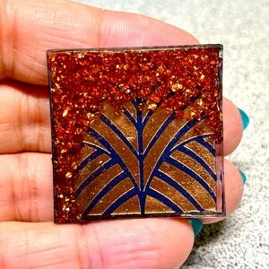 2/12 Pretty artisan magnet-rose gold art deco